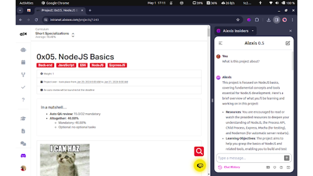 Alexis - Chrome Extension