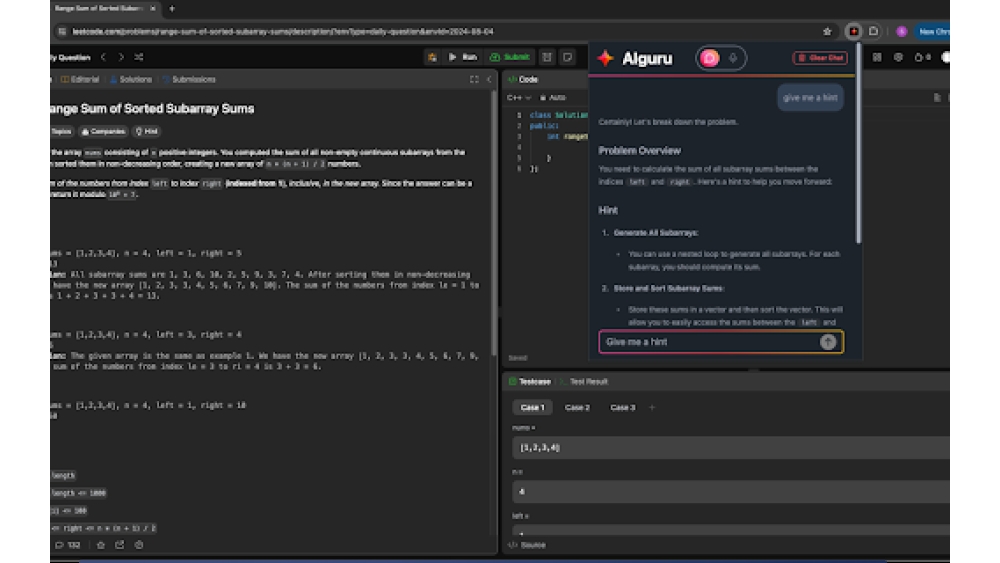 Alguru - Chrome Extension