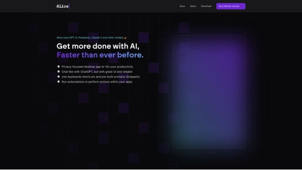 Alice - Your Personal AI Assistant App