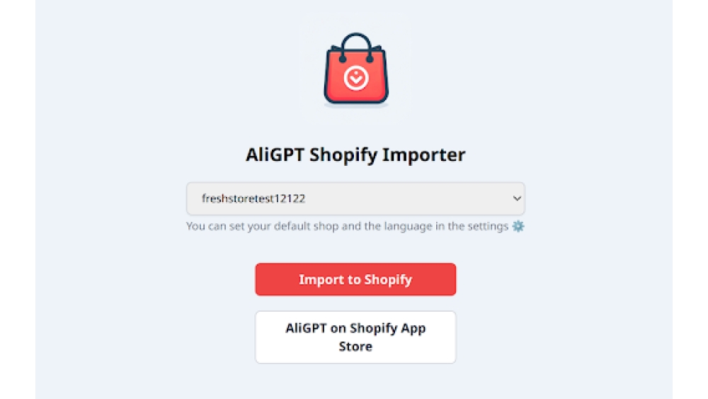 AliGPT Shopify App - Chrome Extension