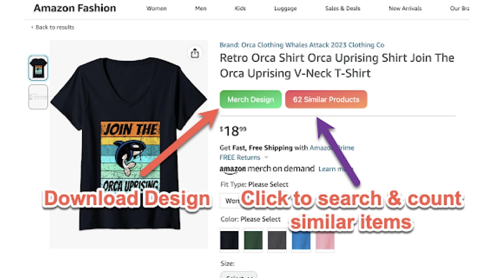 Amazon Merch Chrome Extension - Chrome Extension