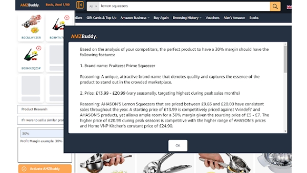 AMZBuddy - Chrome Extension