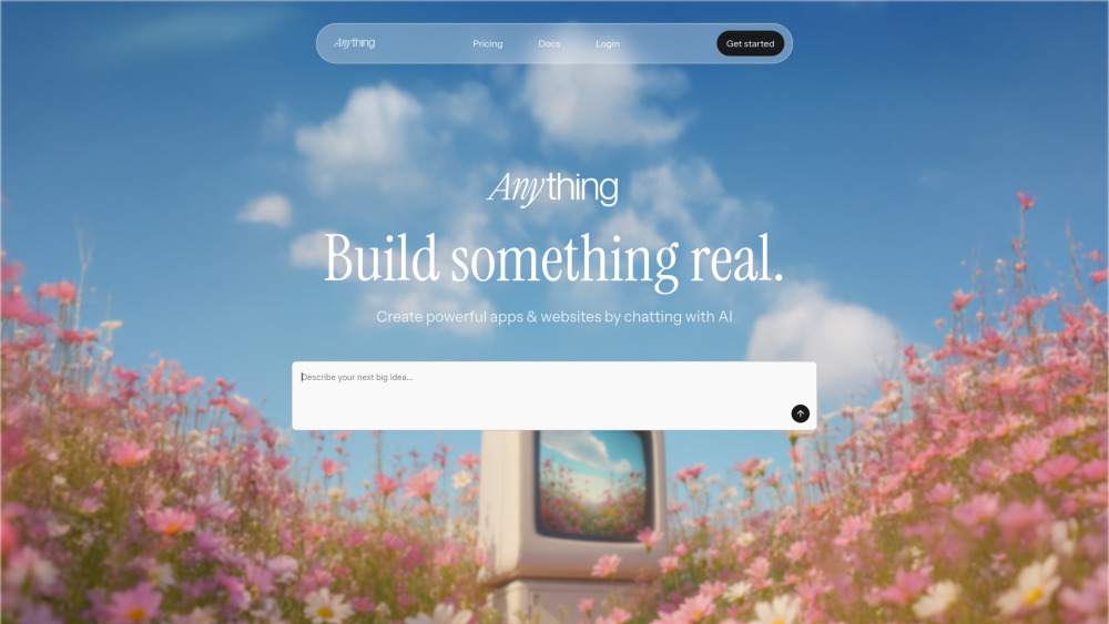 Anything - AI app builder