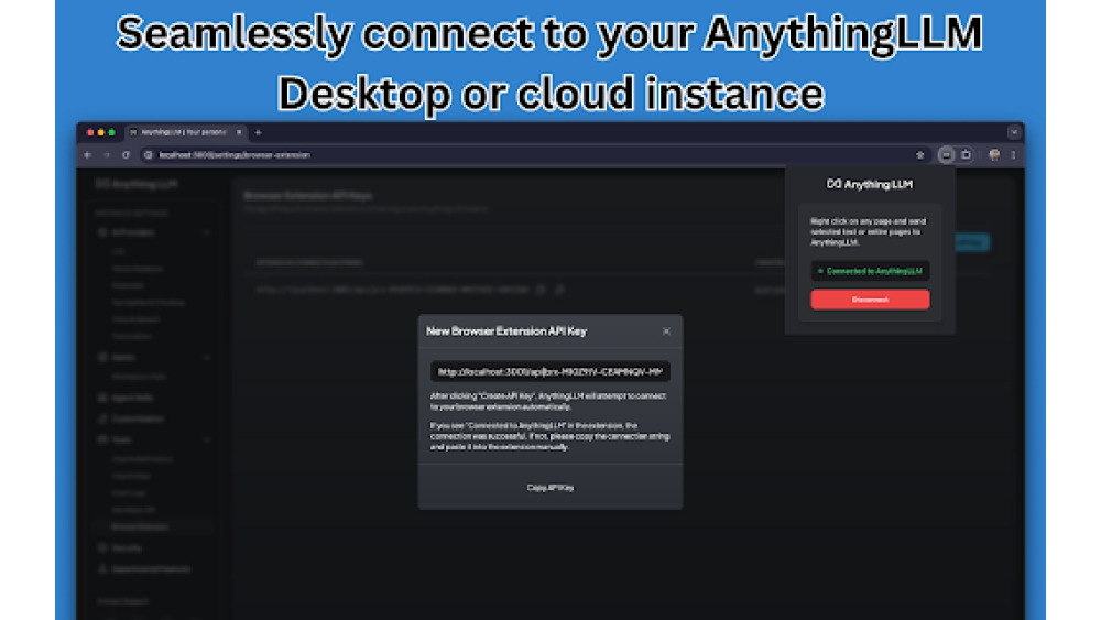 AnythingLLM Browser Companion - Chrome Extension