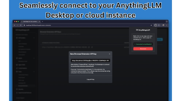 AnythingLLM Browser Companion - Chrome Extension