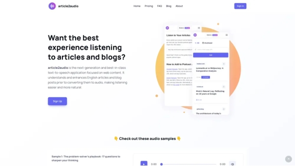 article2audio