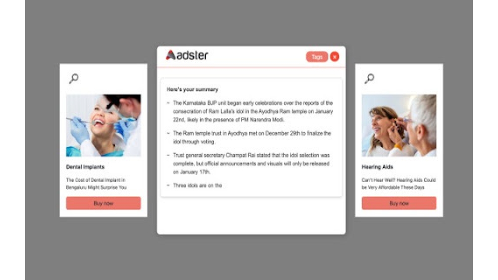Ask Adster AI - Chrome Extension