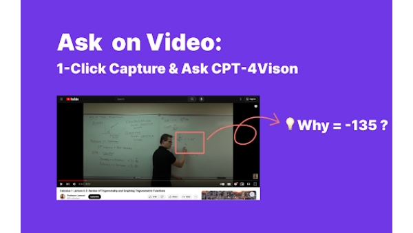 Ask on Video - Chrome Extension