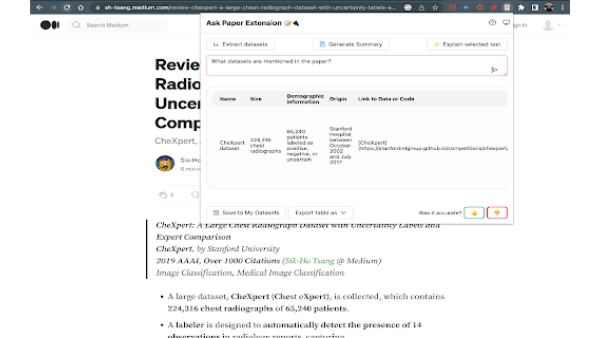 AskPaper - Chrome Extension