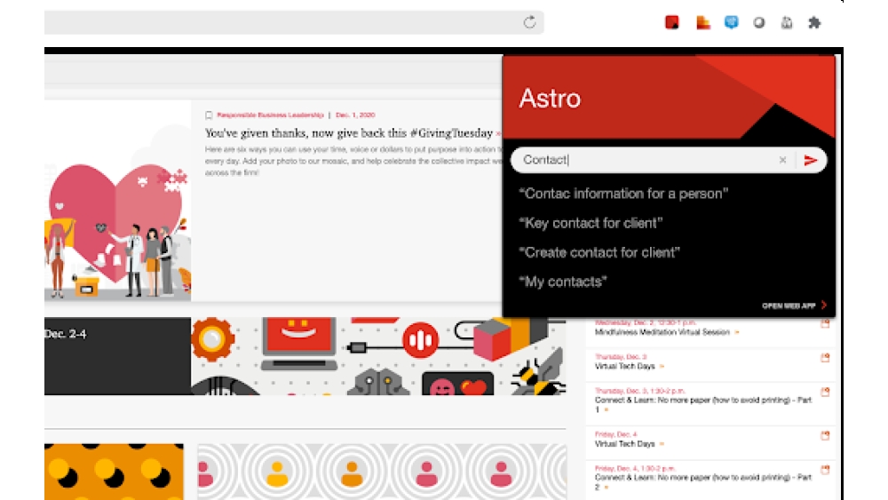 Astro - Chrome Extension