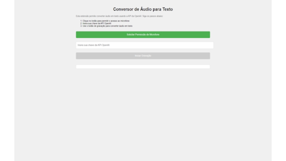 Audio to Text Converter - Chrome Extension