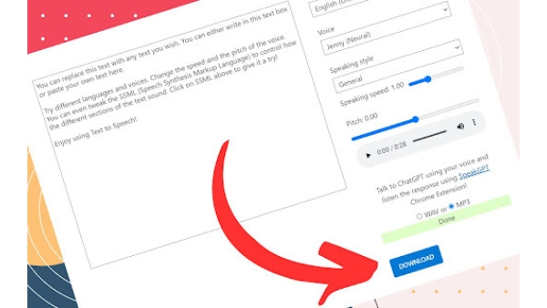 AudioTTS - Chrome Extension