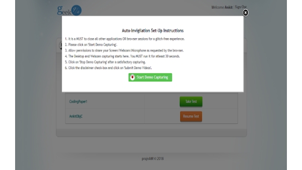 Auto Invigilation Extension - Chrome Extension