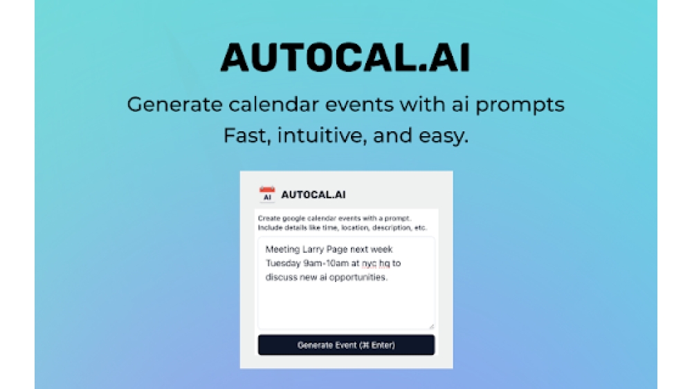 Autocal.ai - Chrome Extension