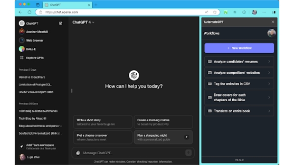Automate GPT - Chrome Extension