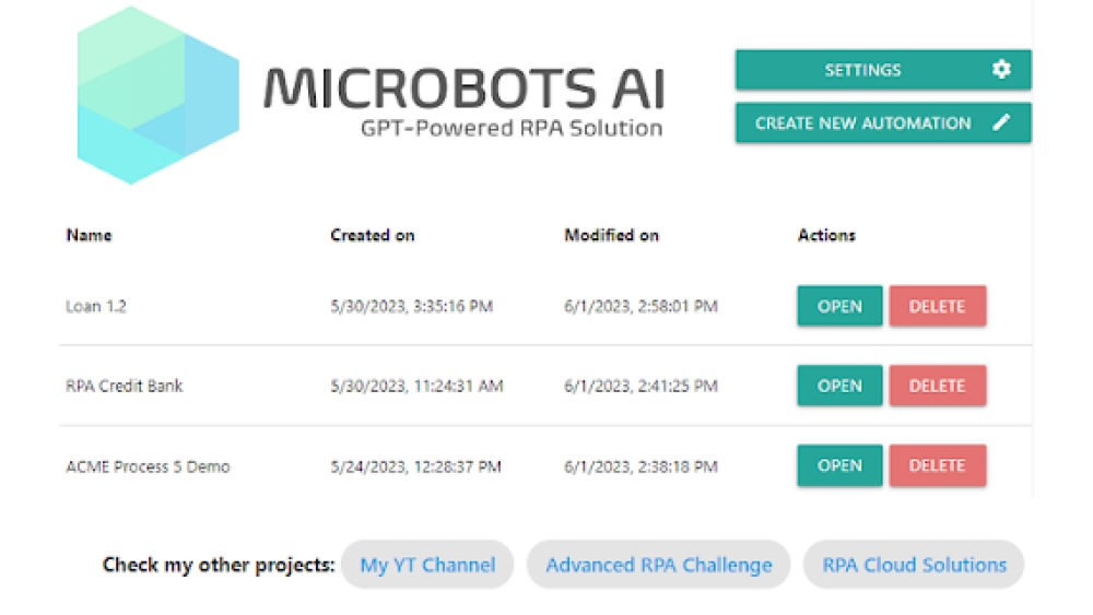 Automations using plain language - Chrome Extension
