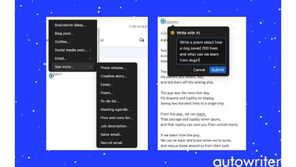 Autowriter AI - Chrome Extension