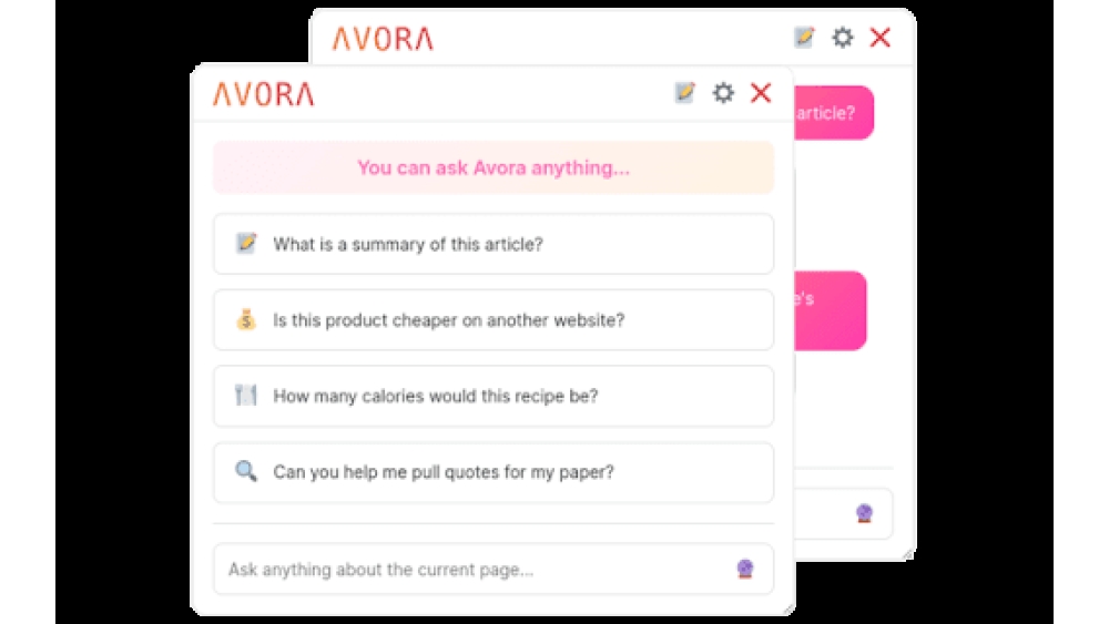 Avora - Chrome Extension