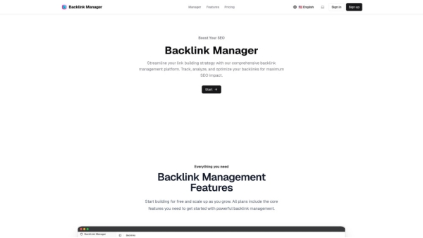 Backlink Manager