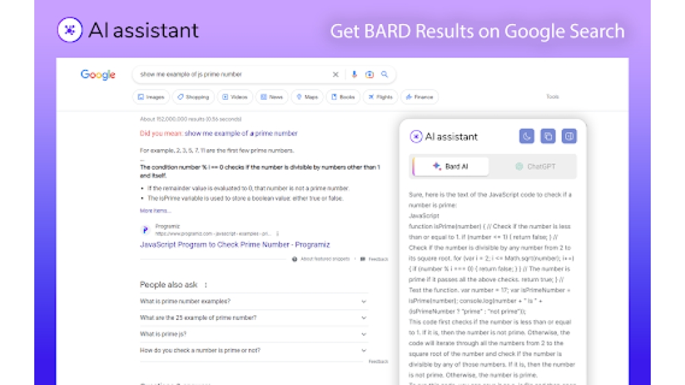 Bard for Google - Chrome Extension