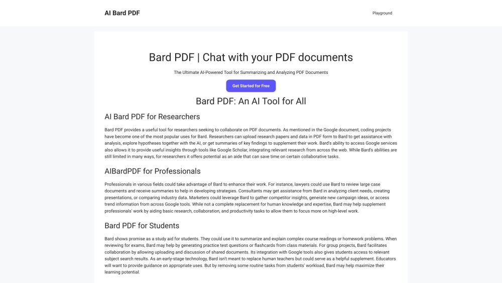 Bard PDF