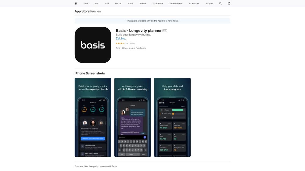 Basis: Longevity planner