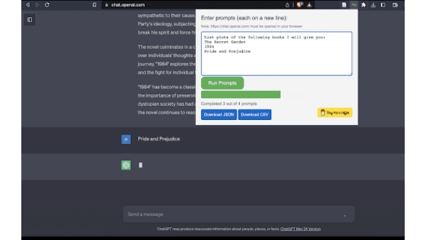 BatchGPT - Chrome Extension