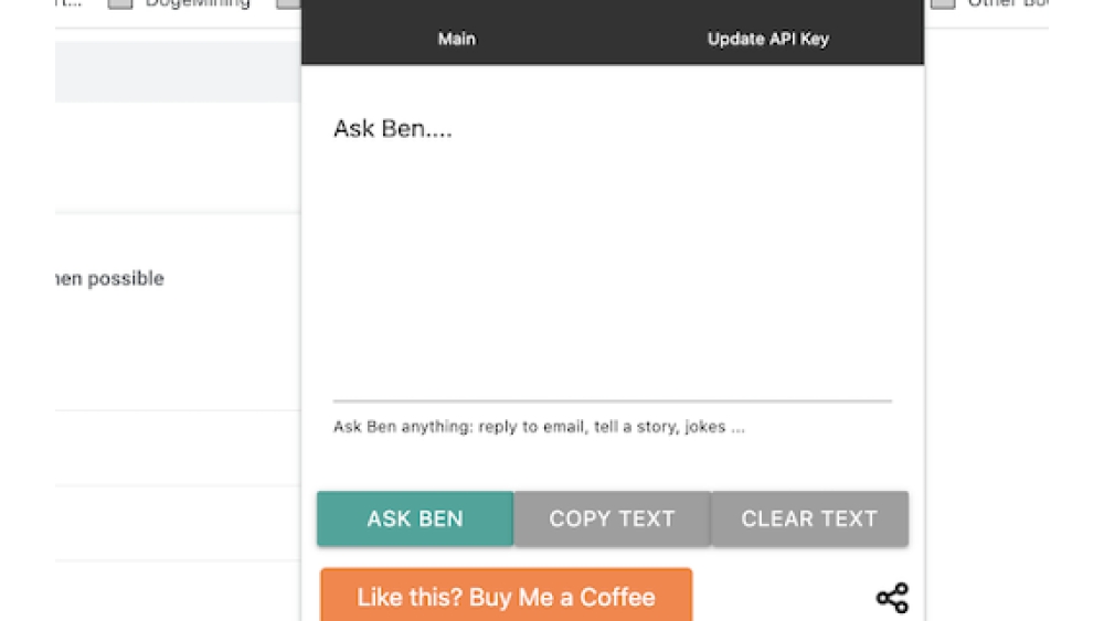 Ben (Chat GPT) - Chrome Extension