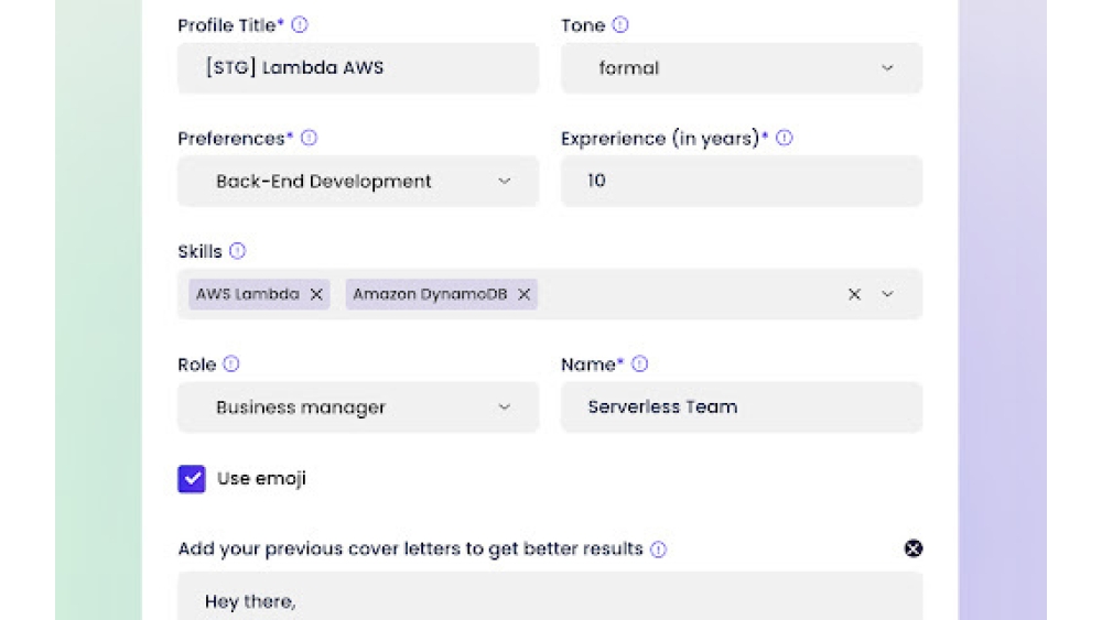 Bestletter - Chrome Extension