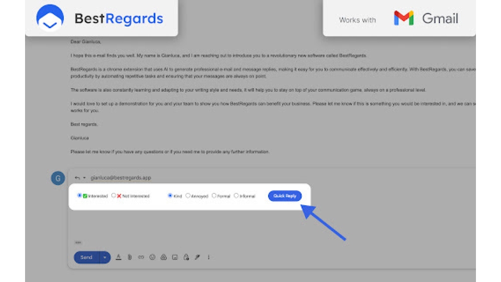 BestRegards - Chrome Extension
