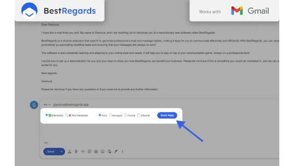 BestRegards - Chrome Extension
