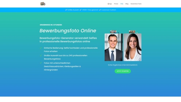 Bewerbungsfoto Online