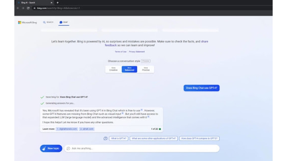 Bing Chat Anywhere - Chrome Extension