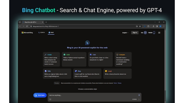 Bing Chatbot - Chrome Extension