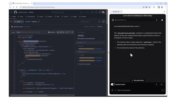 BLACKBOX AI Extension - Chrome Extension