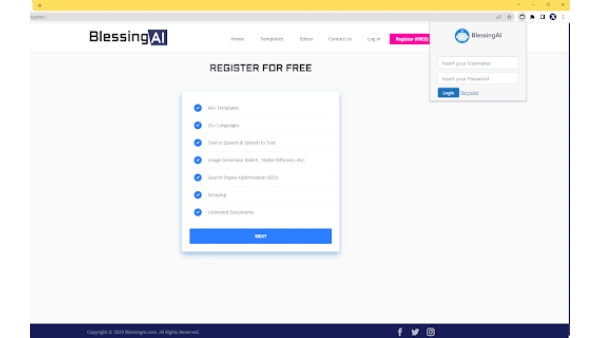 BlessingAI - Chrome Extension