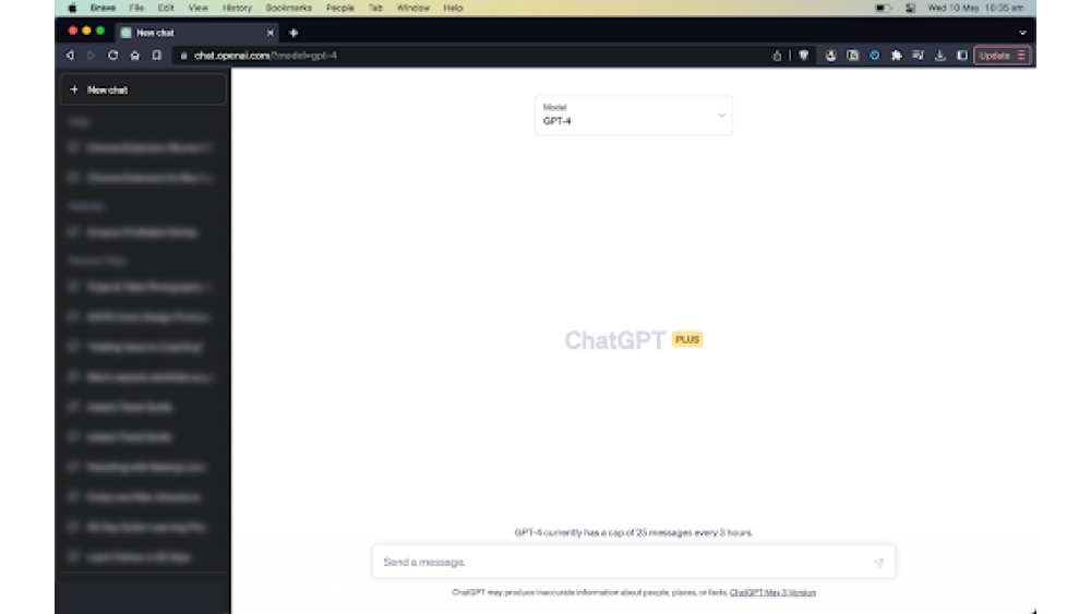 Blur Chat History - Chrome Extension