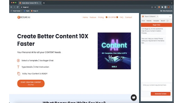 Bogar.AI - Chrome Extension