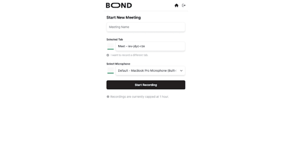 BOND v1 - Chrome Extension