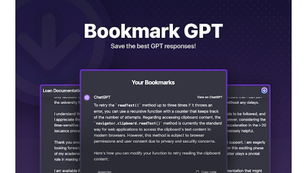 Bookmark GPT - Chrome Extension