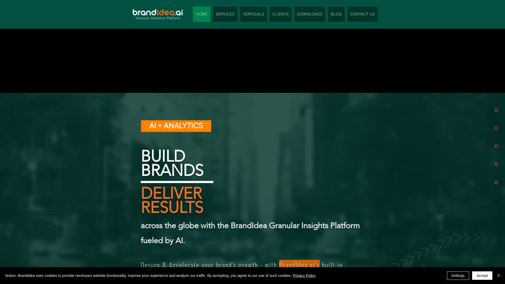 BrandIdea AI Granular Analytics Platform