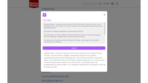 Briefly - Chrome Extension