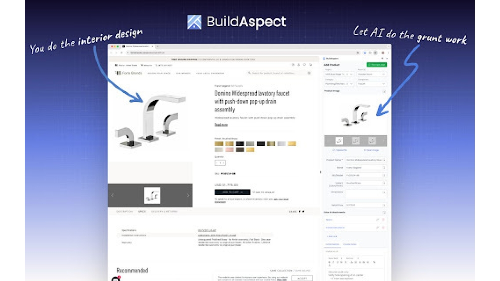 BuildAspect - Chrome Extension