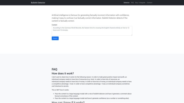 Bullshit Detector
