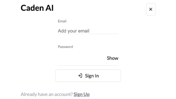 Caden AI - Chrome Extension