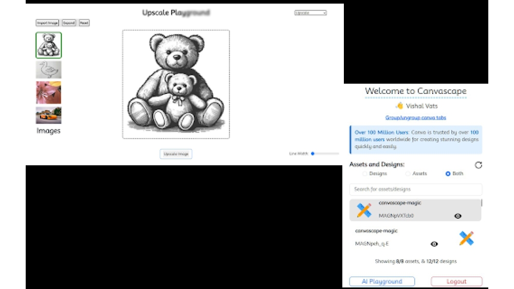Canva Integration with Connects API - Chrome Extension