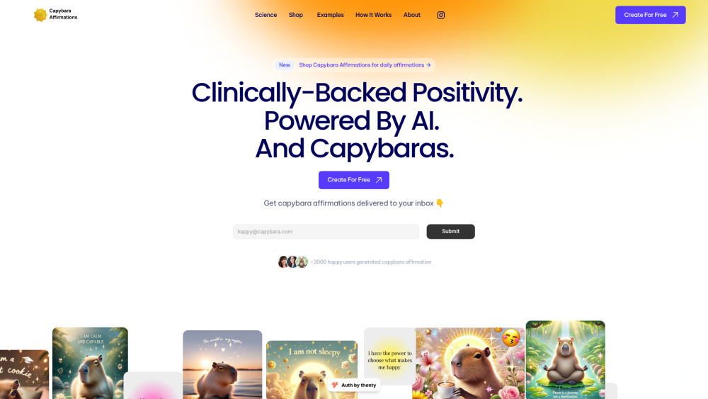 Capybara Affirmations AI