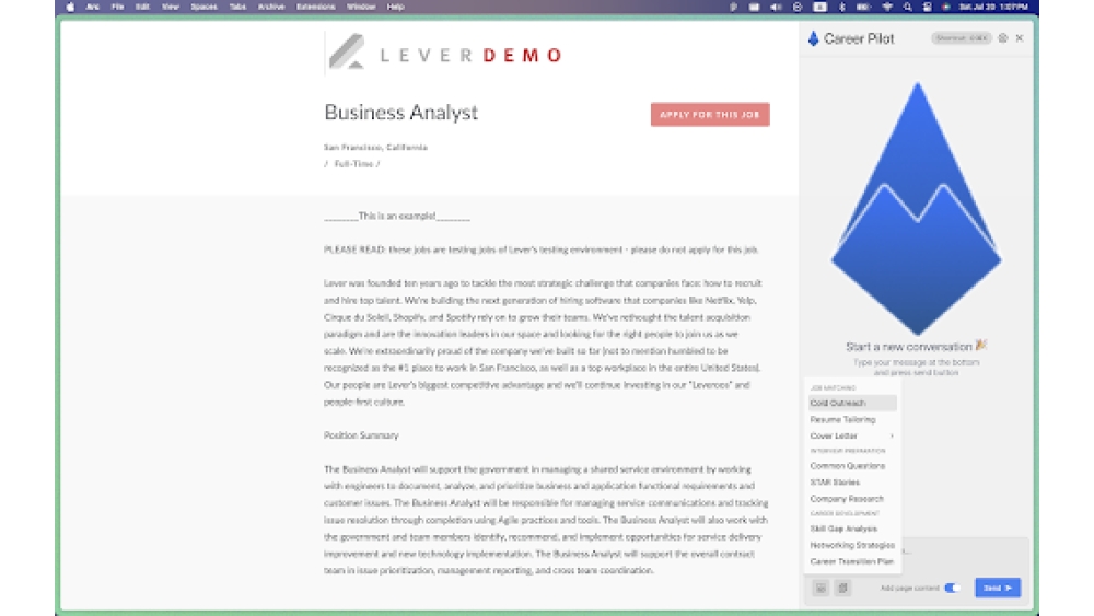 Career Pilot - Chrome Extension