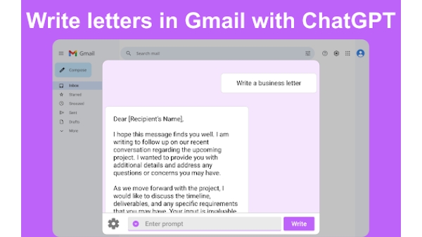 Chat GPT for Gmail Chrome Extension - Chrome Extension