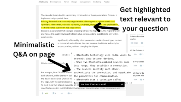 Chat with page - Chrome Extension